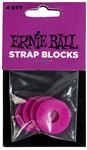 Ernie Ball P05618 Strap Blocks 4 Pack Front View